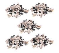 Bosiyrggrl 250 Mini Tableau Noir Bois Message Rectangle Ardoise A Pince Clip Carte Panneau Memos Etiquette Prix Marque Place Numero Table