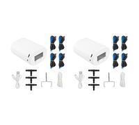 Bosiyrggrl 2X 16 Têtes Automatique Plante Fleur Pompe D'Arrosage Accessoires Plantes Arroseur Dispositif D'Irrigation Goutte à Goutte Kit de Système D'Eau