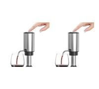 Bosiyrggrl 2X Aérateur de Vin Électrique, Décanteur de Vin Automatique, Distributeur de Vin avec Port USB pour Amateurs de Vin et Usage Personnel