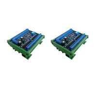 Bosiyrggrl 2X DC 12 V 24 V 16 EntréEs 16 Sorties RS485 Commutateur à Distance PLC IO Carte D'Extension Modbus RTU Module de Commodité Multifonctionnel