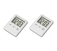 Bosiyrggrl 2X LED Digital Kitchen Minuterie ÉLectronique Compte à Rebours Rappel de MéDicaments Minuteur de Cuisine Portable