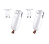 Bosiyrggrl 2X Mini Scellant de Feuille, Mini Scellant de Feuille Rechargeable par USB, Machine à Sceller, Soudeuse de, Soudeuse de