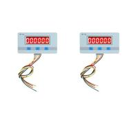 Bosiyrggrl 2X Module de Compteur Numérique DC / AC5V-24V Compteur Horaire Mini Calculatrice Totalisateur Électronique avec Interface de Signal NPN et PNP