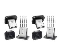 Bosiyrggrl 2X Panneau de de Connecteur de Connexion/Déconnexion de Batterie de 50 A avec Couvercle pour Voitures, Vélos, Treuils de, Ascenseurs