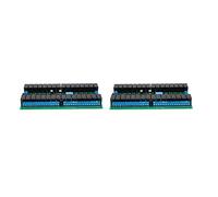 Bosiyrggrl 2X R421C32 DC12V 32 Canaux Module de Relais de Bus Modbus RTU RS485 UART Port de Carte Série pour PLC LED Verrou de Porte Domotique