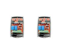 Bosiyrggrl 2X Récepteur Universel de Télécommande de Porte de Garage 433 MHz 12 V-24 V, Ouvre-Porte Électrique 433,92 MHz, Code D'Apprentissage Roulant
