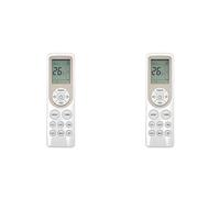 Bosiyrggrl 2X Télécommande RD1A4 pour Climatiseurs pour Aqua Thermal, pour Airton, pour, pour, pour TADIRAN, pour, pour ClimaMania, pour STARCREST