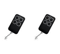Bosiyrggrl 2X TéLéCommande Universelle de Clone de Porte de Garage 280-868 MHz, TéLéCommande à 4 Touches, Copie de Porte ÉLectrique, TéLéCommande Noire