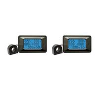 Bosiyrggrl 2X Voltmètre Numérique à LED AC110-250 V 100 A, Ampèremètre, Wattmètre, Compteur D'Énergie, Voltmètre, Wattmètre, Testeur, Détecteur, Indicateur
