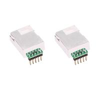 Bosiyrggrl 2X -Z19 -Z19E IR Module de Capteur de CO2 Infrarouge Capteur de Gaz de Dioxyde de NDIR pour Moniteur de CO2 400-5000 Ppm UART PWM (A)