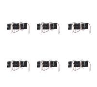 Bosiyrggrl 30 Pcs 2 x 1.5V AA Batterie Support Boite Coffre Noir avec Fils de Connexion