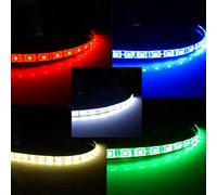 Bosiyrggrl 3pièces 10cm Imperméabilisent le Bateau Chaud de Bateau de Caravane de Dc 12V de Blanc Chaud 5050 Mené de Lumières de Bande