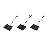 Bosiyrggrl 3X Grande Pelle à Neige Portable pour Pelle à Neige D'AlléE avec Manche en Aluminium et DéNeigement de Pelle à Lame Large