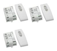 Bosiyrggrl 3X -T02 AC 220V Moteur Interrupteur de Télécommande Sans Interrupteur Commande à Distance Haut Vers Le Bas Arrêt Contrôleur de Moteur Tubulaire Inverse TX RX Verrouillé