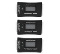 Bosiyrggrl 3X Testeur D'Alimentation Lcd 20 + 4 Broches pour Atx, Itx, Btx, Pci-E, Sata, Hdd
