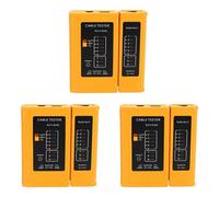 Bosiyrggrl 3X Testeur de Câble Réseau Outil de Test RJ45 RJ11 RJ12 CAT5 CAT6 UTP Testeur de Câble Ethernet de LAN USB (Batterie Non Incluse)