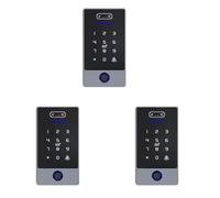 Bosiyrggrl 3X TTLock Clavier de Contrôle D'Accès à Reconnaissance Faciale Contrôleur D'Accès Autonome Étanche à Empreintes Digitales pour Serrure de Porte-B