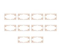 Bosiyrggrl 40 Pièces Séries Européen Floral Artisanat Meubles Décoratifs Sculpté Applique Bois Moderne Mur Cadre Coin Porte