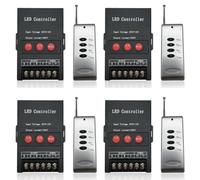 Bosiyrggrl 4X 30A Led Controller IR Remote Big Power 360W BT Controller pour RGB Strip Light DC5-24V