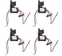Bosiyrggrl 4X 7.2 V-24 V Contrôleur de Vitesse de Forage Interrupteur de Perceuse Batterie au Lithium Perceuse Sans Contrôle de Vitesse Interrupteur de Déclenchement avec Lumière