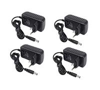 Bosiyrggrl 4X AC DC 12V 2A 24W Fourniture de Puissance Adaptateur Transformateur pour 5050 3528 LED Bande de Lampe Prise EU