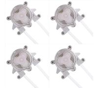 Bosiyrggrl 4X Micro-Pompe Péristaltique DC 6 V 9 V 12 V, Petite Mini-Pompe à Engrenages 500, Dosage D'Eau Liquide, Pressage Réversible