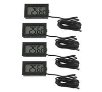 Bosiyrggrl 4X NOUVEAU Thermometre LCD Numerique Capteur de Sonde de Jauge de Temperature de Plage de -50 Celsius C A + 110 Celsius C
