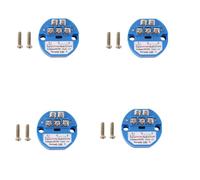 Bosiyrggrl 4X Type PT100 Vers 0-10V 0-100 Degrés Entrée RTD 0-10 Une Sortie DC24V Transmetteur de Température à Résistance Thermique