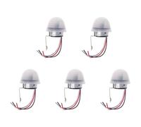 Bosiyrggrl 5X Automatique Auto sur Off Photocellule RéVerbèRe Lampe Commutateur C AC 220 V 50-60 Hz 10A Photo Contrôle Photoswitch Capteur Commutateur