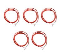 Bosiyrggrl 5X Capteur de Température PT1000 à 2 Fils, Thermistance Enduite de Gel de Silicone, Sonde de 1,5 Mètre, 45 mm x 5 mm