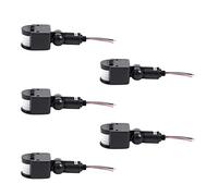 Bosiyrggrl 5X Commutateur de Capteur de Mouvement Infrarouge Automatique 12V DC PIR ExtÉRieur pour Lampe LED,Noir