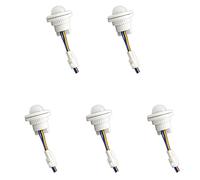 Bosiyrggrl 5X Détection de Capteur de Mouvement Infrarouge Mini PIR 220V à Temps Réglable Sorcière Automatique à LED Infrarouge