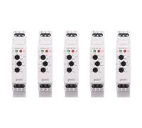 Bosiyrggrl 5X GRV8-04 M460 Relais de Surveillance de Tension Triphasé Relais de Contrôle de Tension de Protection Contre la Défaillance de Phase