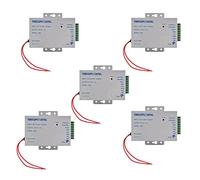 Bosiyrggrl 5X Système D'Alimentation de Porte K80 Contrôle D'Alimentation Électrique CC 12V 3A Alimentation Miniature/Verrouillage Électrique/Système de Contrôle D'Accès