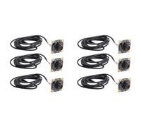 Bosiyrggrl 6 Modules de Caméra 100 Degrés OV9732, Câble de 2 M, 1280 X 720, 30 Fps, Compatible avec Autodarts.Io, Clé USB Gratuite