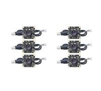 Bosiyrggrl 6 Modules de Caméra OV9732 100 Degrés 1280 X 720 30 IPS pour Autodarts IO avec Câble de 2 M, Taille du Circuit Imprimé : 32 X 32 Mm, Module de Caméra