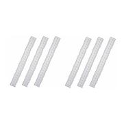 Bosiyrggrl 6 Pièces 8.4 Pouces Métal Bords Irréguliers Règle Bords Règle pour la Fabrication de Cartes Scrapbooking Artisanat Décor école Bureau Outils