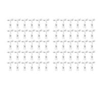 Bosiyrggrl 60 PièCes Porte-ÉTiquettes Clip de Signe, Clips de Signe Rotatifs Transparents en Plastique, Clip D'Affichage de Signe de Marchandise, Pince D'ÉTiquette de Prix