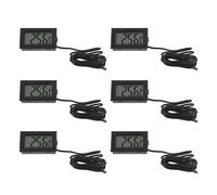 Bosiyrggrl 6X NOUVEAU Thermometre LCD Numerique Capteur de Sonde de Jauge de Temperature de Plage de -50 Celsius C A + 110 Celsius C