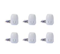Bosiyrggrl 6X Vanne de Chauffage Par Le Sol NC AC 230V Collecteur D'Actionneur Thermique électrique pour Thermostat de Chauffage Par Le Sol