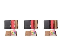 Bosiyrggrl 9 Paquets de Bloc-Notes à Spirale avec Bloc-Notes Sténos avec Stylo Dans Le Support, Notes Autocollantes, Marqueur de Page, Onglets D'Index Colorés, Drapeaux