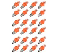 Bosiyrggrl Adaptateur Coaxial Vers Ethernet, Lot de 24 Convertisseurs Coaxial F Vers RJ45 Mâle pour Testeur de Ligne