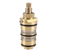Bosiyrggrl Cartouche Thermostatique de Remplacement en Laiton, Kit de Réparation de Barre de Valve de Mélangeur de Douche, de Contrôle de la Température de L'Eau de Salle de