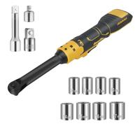 Bosiyrggrl liquet Sans 3/8 Po, 74 Pi-Lb, Vitesse Variable 0-450 Tr/Min, pour Batterie 20 V, Rallonge de 3 Po, de Têtes de 6 Po