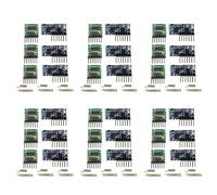 Bosiyrggrl Émetteur et Récepteur de Module sans RX480E-4WQB 433Mhz 6 Ensembles Kit de Liaison de Sortie 4 Canaux pour Télécommande