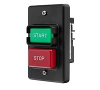 Bosiyrggrl Interrupteur Marche/Arrêt Monophasé Bitension 120 V/230 V, 3 CV, Compatible avec Scie Circulaire à Table, Table de Toupie, Perceuse à Colonne, Scie D'Établi et Scie à
