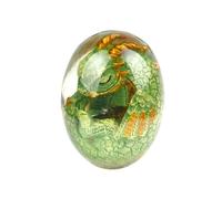 Bosiyrggrl Oeuf de Dragon de Lave en Résine, Statue Ornementale, Œufs de, Sculpture de Pierres Précieuses, Souvenir, Décoration D'Intérieur, Collection, Cadeau pour Enfant, Jouet B