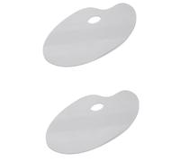 Bosiyrggrl Paquet de 4 Palette de Peinture Acrylique Transparente 10 X 6 Pouces Palette D'Art pour la Peinture D'Artisanat D'Art DIY
