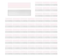 Bosiyrggrl Porte-Étiquettes Étiquette D'Étagère Adhésive Étiquette D'Étagère Transparente Poches pour Cartes D'Index Tiroirs Bacs de Rangement pour Fichiers Porte-Étiquette Paquet de 200