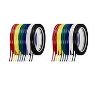 Bosiyrggrl pour Tableau Blanc 24 Rouleaux 1/8 Pouce, à Fines Rayures Effaçable à Sec Adhésif pour Marquage de Grille Graphique, 216 Pi Par Rouleau
